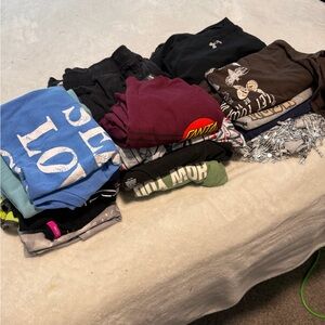 Women's Black Graphic Top